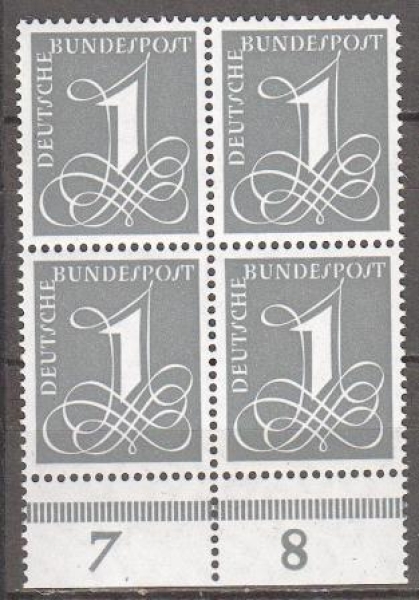 NSR 0285 - čtyřblok ** - 1958