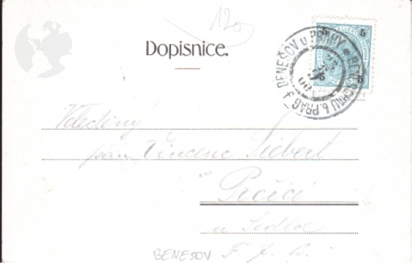 Benešov u Prahy 1900 95 001 ●