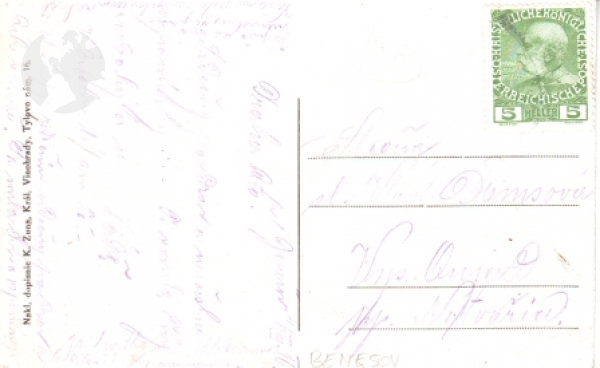 Beneschau bei Prag 1916 95 002 ●