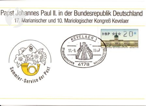 Reklamní dopisnice - Západní Berlín 1987 09 001 ●