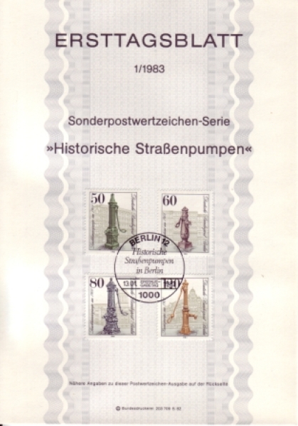 Západní Berlín NL 0689 / 0707 ● - 1983 kompletní ročník