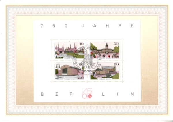 Západní Berlín NL 0772 (BL 8) / 0797 ● - 1987 kompletní ročník