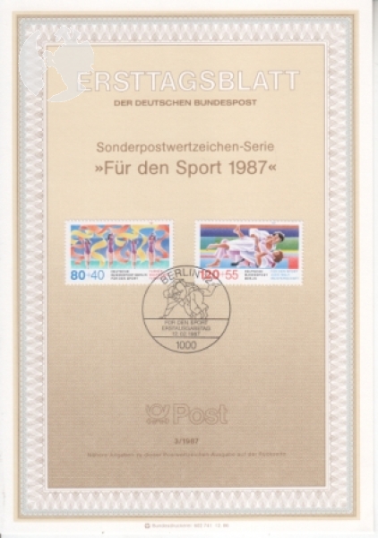 Západní Berlín NL 0772 (BL 8) / 0797 ● - 1987 kompletní ročník