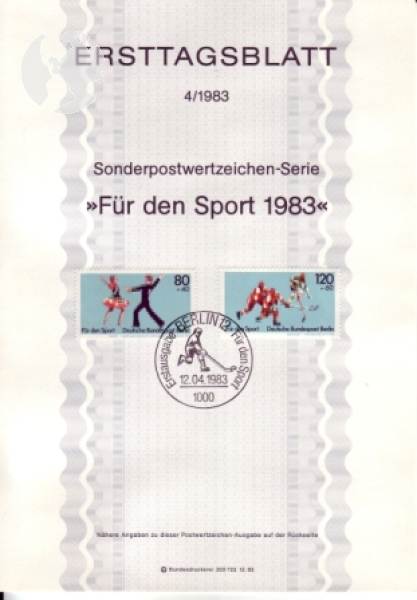 Západní Berlín NL 0689 / 0707 ● - 1983 kompletní ročník