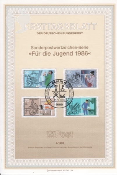 West Berlin ETB 0750 / 0771 ● - 1986 komplette Jahrgang