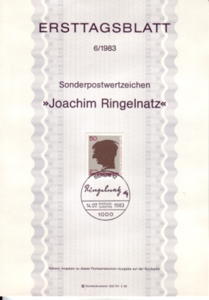 Západní Berlín NL 0689 / 0707 ● - 1983 kompletní ročník