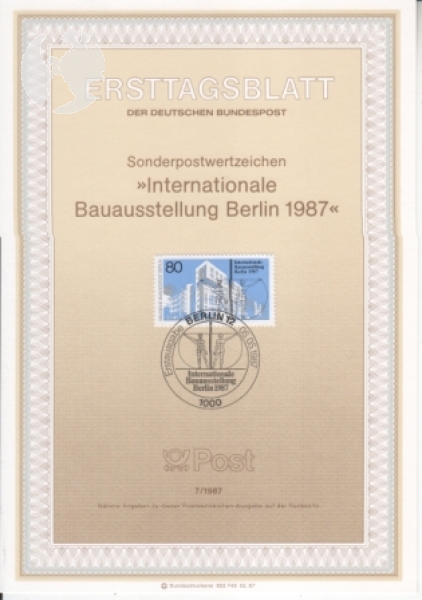 Západní Berlín NL 0772 (BL 8) / 0797 ● - 1987 kompletní ročník