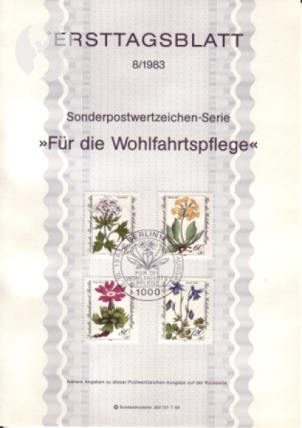 Západní Berlín NL 0689 / 0707 ● - 1983 kompletní ročník
