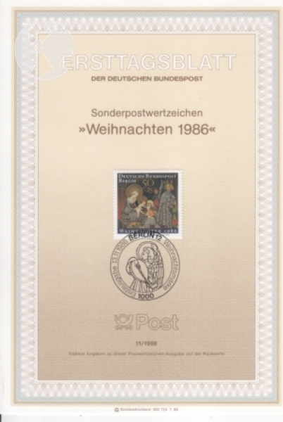 West Berlin ETB 0750 / 0771 ● - 1986 komplette Jahrgang