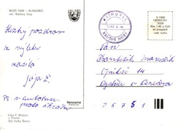 Jáchymov 19xx 95 001 ●