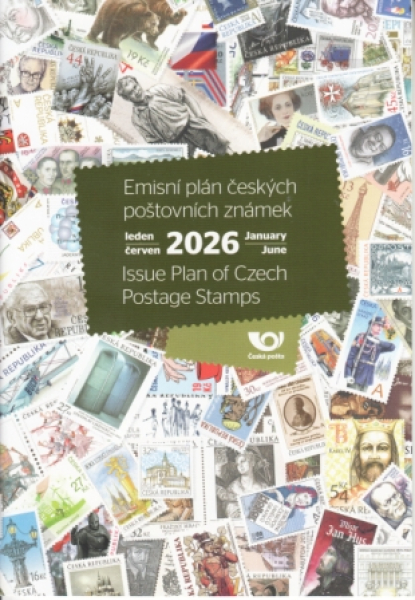 CZ Emisní plán českých poštovních známek 2026 - I. Halbjahr