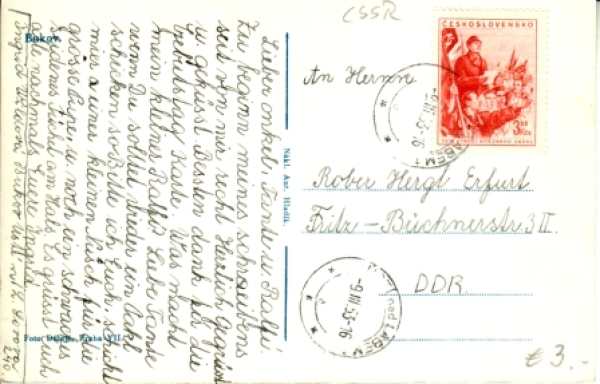 Bockau (Aussig an der Elbe) 1953 95 001 ●