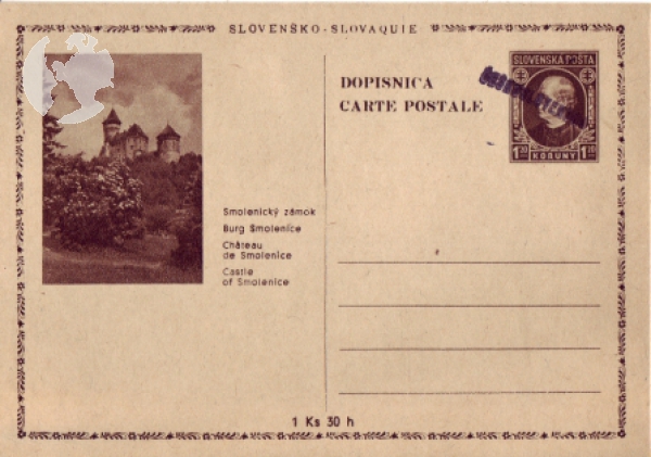 CDV 081 / 18 A (Überdruck schwarz) ** - 1945