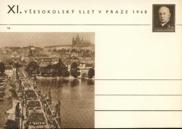 CDV 090 B / 16 Typ II Prager Ausgabe ** - 1948