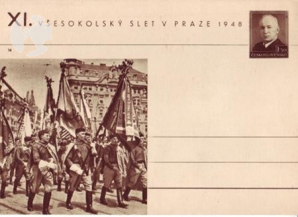 CDV 090 A / 14 Typ I Pressburger Ausgabe ** - 1948