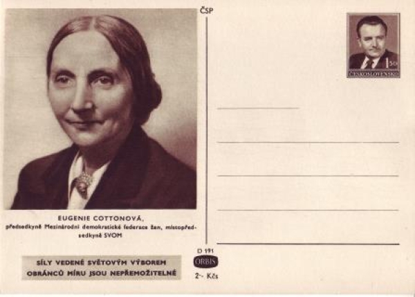 CDV 100 / 07 ** - Eugénie Cotton - 1950