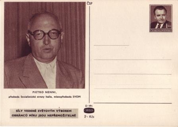 CDV 100 / 19 ** - Pietro Nenni - 1950