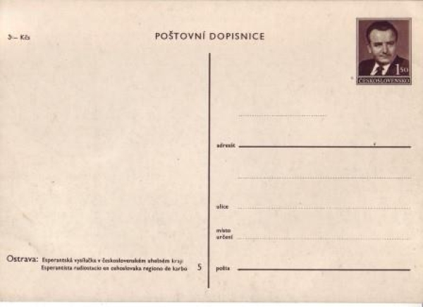 CPH 001 / 05 ** - Bildpostkarte - Ostrava - 1949