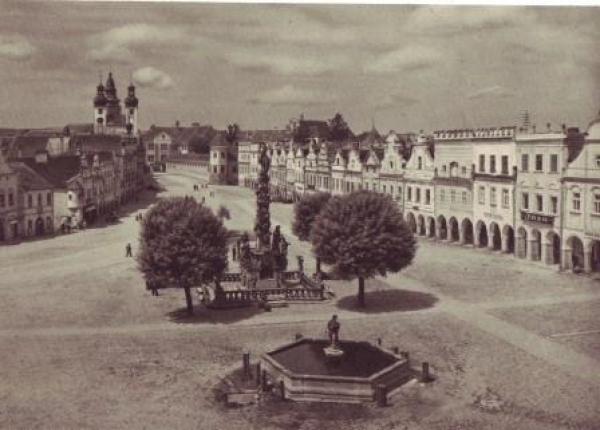 CPH 001 / 12 ** - Bildpostkarte - Telč - 1949