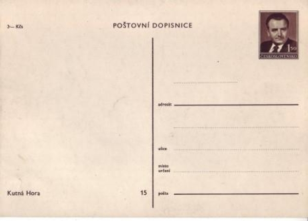 CPH 001 / 15 ** - Bildpostkarte - Kutná Hora - 1949