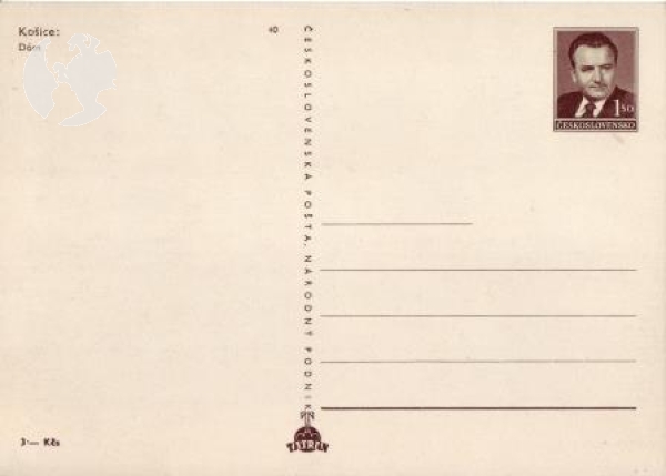 CPH 002 / 40 ** - Bildpostkarte - Košice - 1950