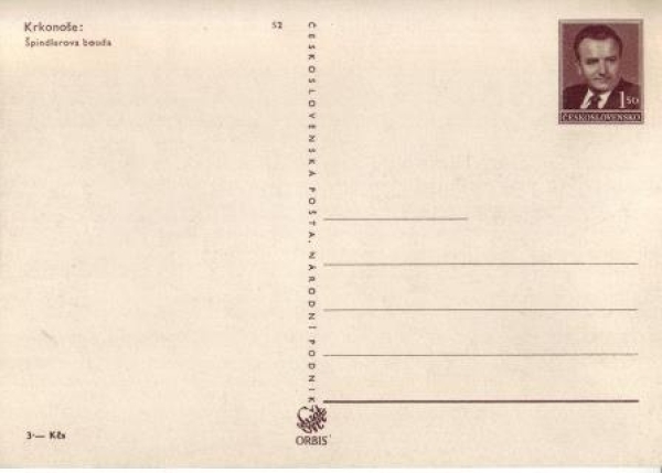CPH 002 / 52 ** - Bildpostkarte - Špindlerova bouda - 1950