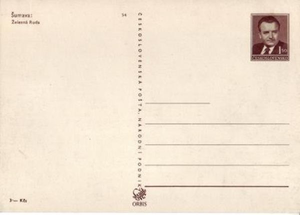 CPH 002 / 54 ** - Bildpostkarte - Železná Ruda - 1950