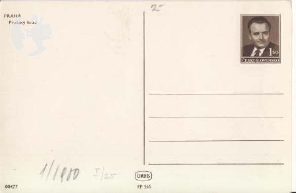 CPH 003 / 25 ** - Bildpostkarte - Pražský hrad - 1950