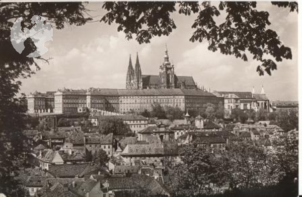 CPH 003 / 25 ** - Bildpostkarte - Pražský hrad - 1950