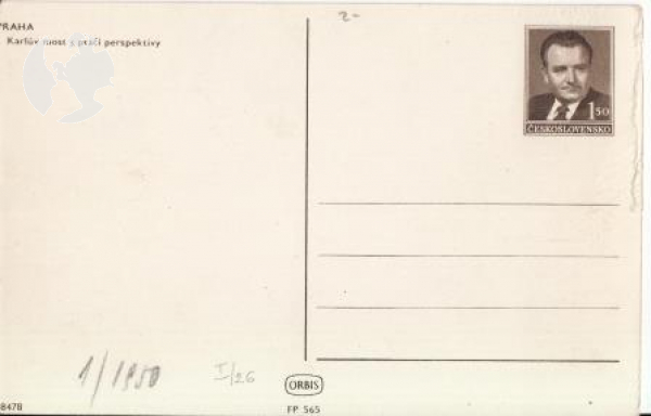 CPH 003 / 26 ** - Bildpostkarte - Karlův most - 1950