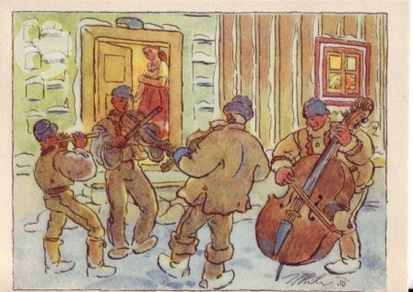 CPH 048 ** - Satz Künstlerpostkarten  - 1951