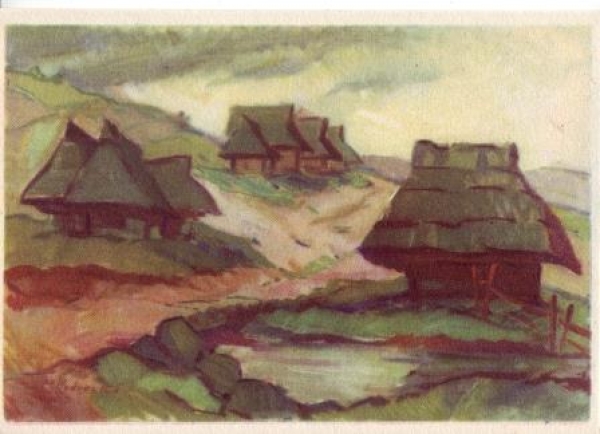CPH 050 ** - Satz Künstlerpostkarten - 1952