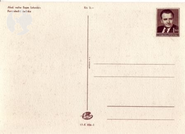 CPH 050 ** - Satz Künstlerpostkarten - 1952