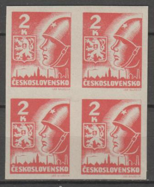 0354 a - čtyřblok ** - 1945