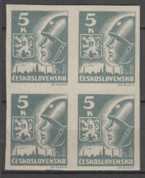 0355 b - čtyřblok ** - 1945
