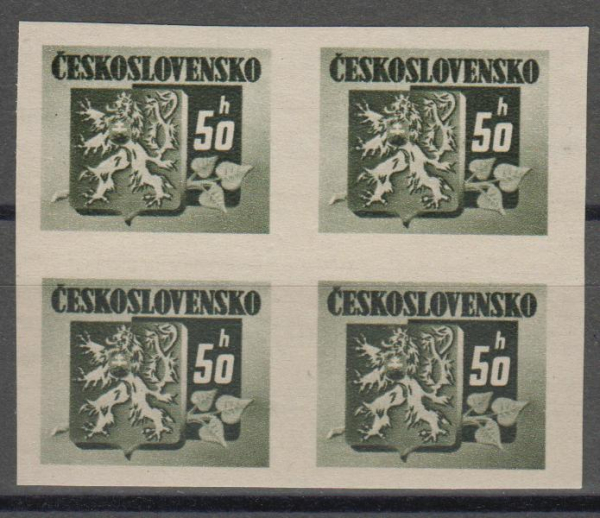 0363 A čtyřblok ** - 1945