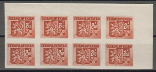 0367 větší celek 8 známek ** - 1945