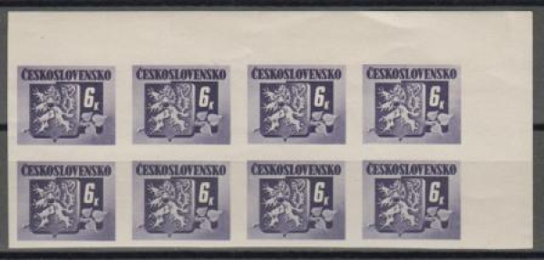 0370 větší celek 8 známek ** - 1945
