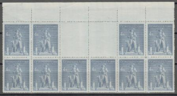 0432 VK 6 - větší celek 10 známek + 2 K ** - 1945