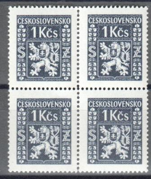 SL 0010 čtyřblok ** - 1947