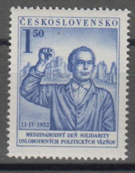 0644 ZT zkušební tisk (1,50 Kč - šedomodrá modrá) ** - 1952