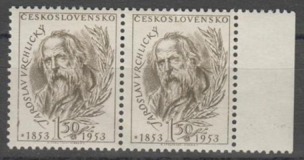 0708 pár - vodorovně ** - 1953