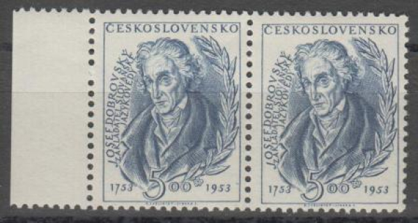 0711 pár - vodorovně ** - 1953