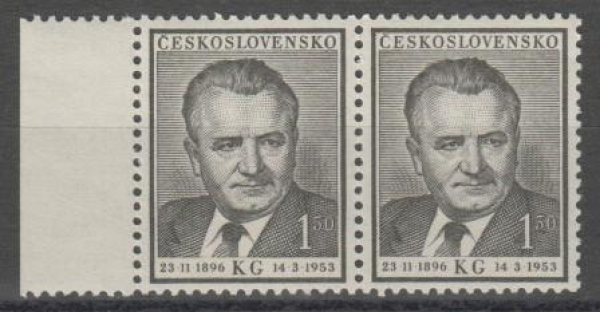 0717 pár - vodorovně ** - 1953