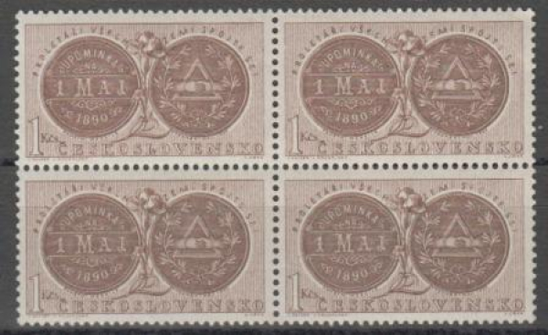 0723 čtyřblok ** - 1953