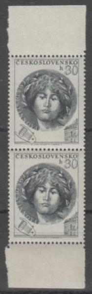 0757 Typ I -  pár - svisle ** - 1953