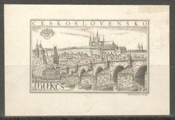 0857 B ZT zkušební tisk ** - 1955