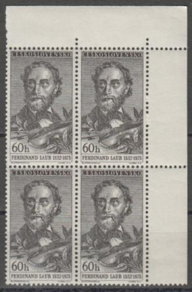 0939 čtyřblok ** - 1957