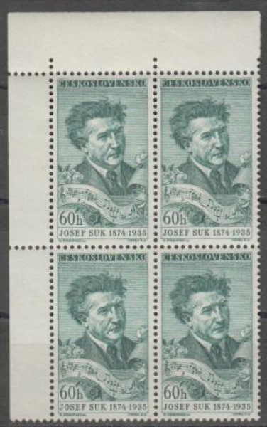 0943 čtyřblok ** - 1957