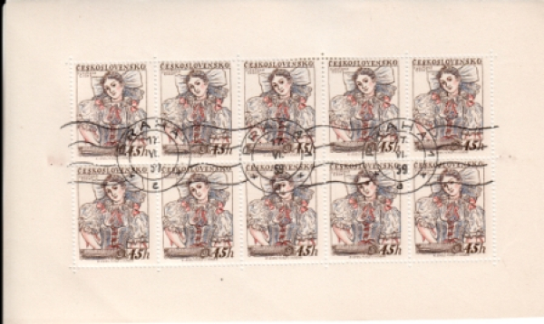 0968 / 0971 PL - 17. VI. 1959 + vlnité razítko ● - 1957